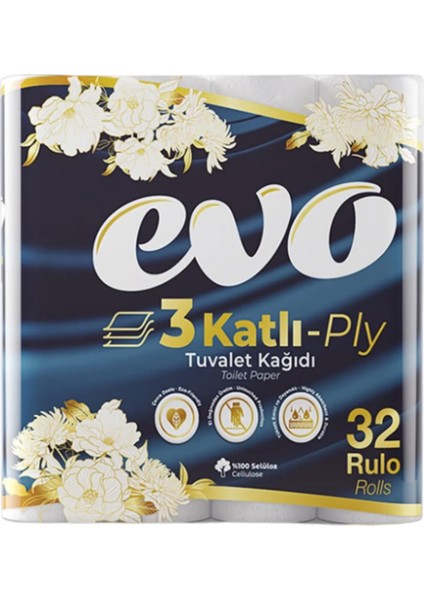 Only Evo Tuvalet Kağıdı 3 Katlı 32'li