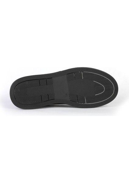 Siyah Erkek Deri Sneaker Ayakkabı fırsatları