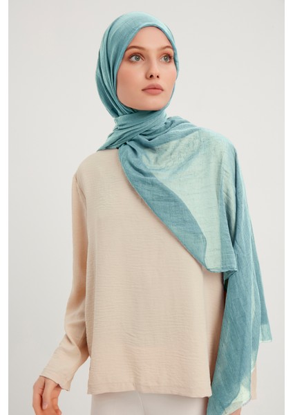 Ultra Hafif Bürümcük Şal 90x190cm - Su Yeşili modelleri