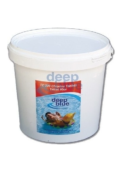 Deep Blue Havuzavm-Tablet Klor 200 Gr. %90 25 Kg. Deep Blue