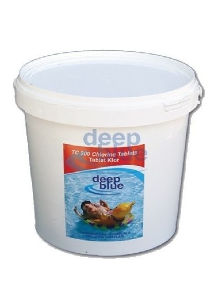Havuzavm-Tablet Klor 200 Gr. %90 20 Kg. Deep Blue