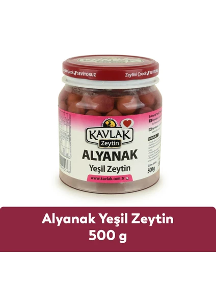 Kavlak Alyanak Çizik Yeşil Zeytin 500 gr