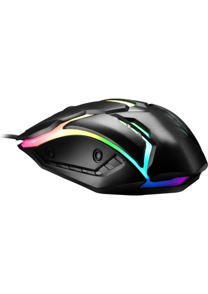 HDX3257 Rgb Ledli USB Kablolu Oyun Mouse 800/1600 Dpi