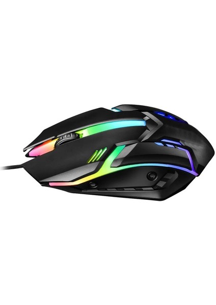 HDX3257 Rgb Ledli USB Kablolu Oyun Mouse 800/1600 Dpi