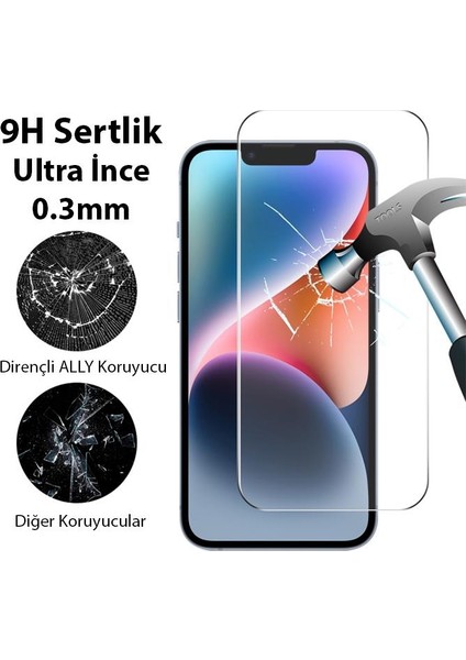 0.3mm 9h Hd Full Kaplama Parmak Izi Bırakmaz Iphone 15 Plus Ekran Koruyucu Darbe Emici