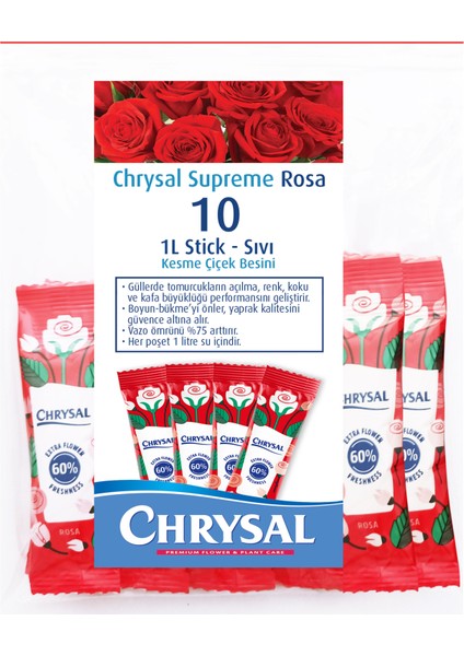 Supreme Rosa Liquid 1l (Sıvı) '10'lu Paket'