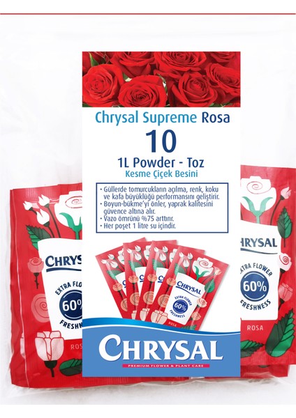 Supreme Rosa Sachet 1l (Toz) '10'lu Paket'