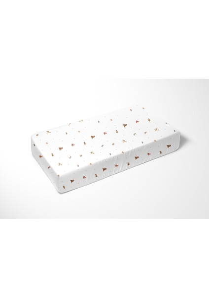 Forest Amigos 100% Pamuk Penye Lastikli Bebek Çarşafı - 70X140X20 cm fırsatları