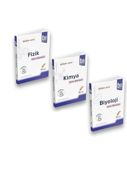 Birey Gelişim Serisi B Fizik Kimya ve Biyoloji Soru Bankası 3 Kitap Set