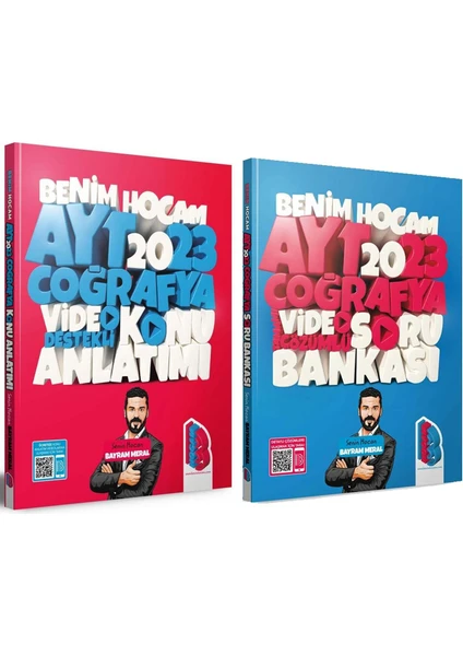 Benim Hocam Yayınları  2023 AYT Coğrafya Konu ve Soru Bankası Seti 2 Kitap