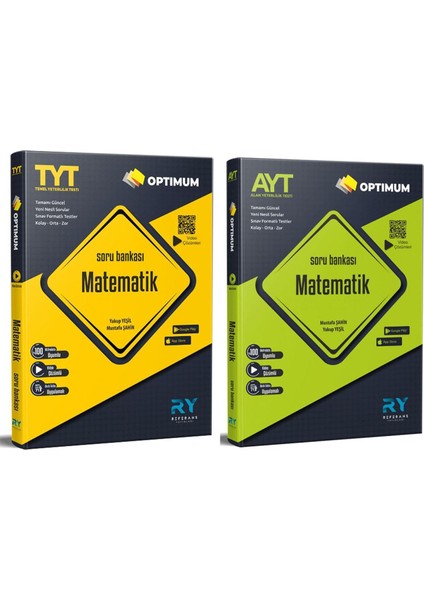 Referans Tyt ve Ayt Matematik Soru Bankası Seti 2 Kitap