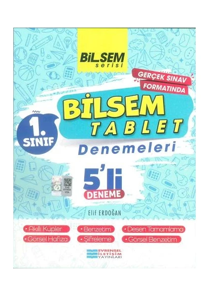 Evrensel Basım Yayın 1.sınıf Bilsem Tablet 5 Li Deneme  Iletişim Yayınları