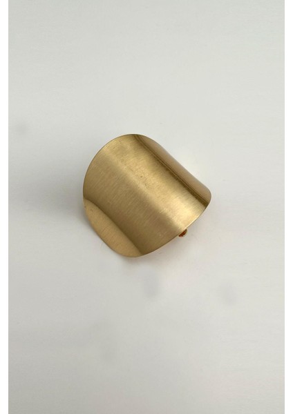Oval Plaka Kıvrım Saça Geçmeli Toka (En 4 Cm)