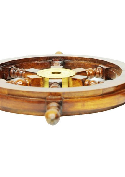 Ahşap Gemi Dümeni-60 cm Çap