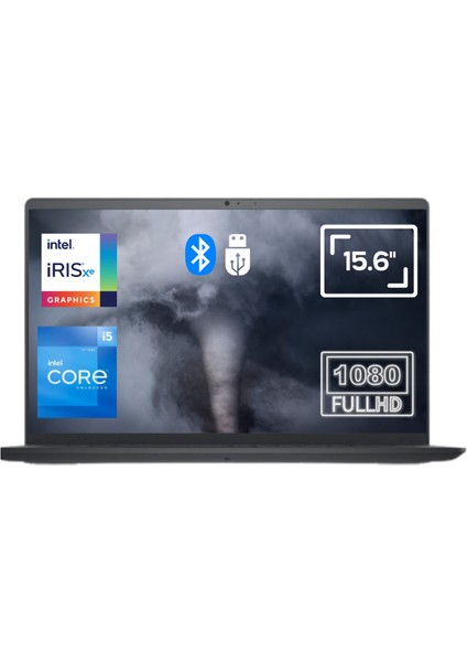 Inspiron 15 3520 I352024052009U1 I5-1235U 8gb 512GB SSD 15.6" Fhd Freedos 120Hz Notebook