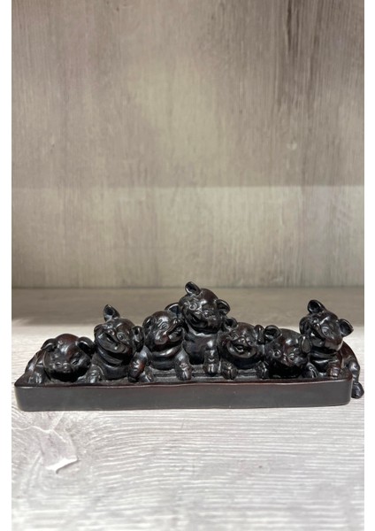 Reçine Domuzcuklar Feng Shui Şans Biblosu