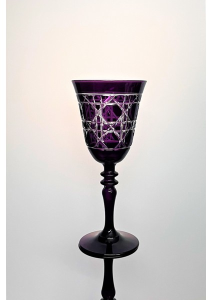 Gloria [RENK] El Kesmesi Kadeh 270 cc - Kristal Görünümlü Lüks Bardak fırsatları