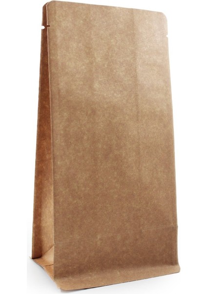 Kraft Flat Bottom Kilitsiz Torba 14X38+4 cm 1000 gr 100 Adet
