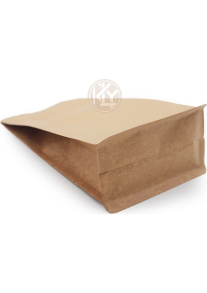 Kraft Flat Bottom Kilitsiz Torba 14X38+4 cm 1000 gr 100 Adet