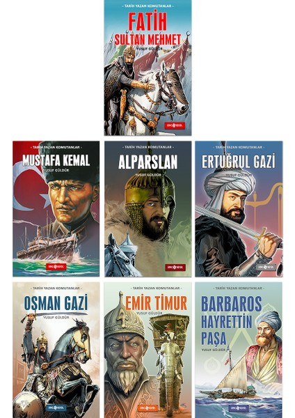 Tarih Yazan Komutanlar 7 Kitap Set - Yusuf Güldür