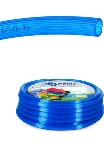 Pvc Silikonlu Naturel Su Hortumu 1/2 (12.5 Mm) 15 Metre 1,8 kg