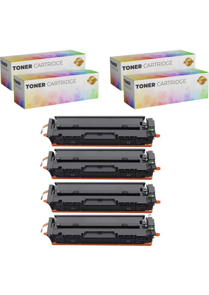 Toner Print Canon CRG-054 4 Renk Muadil Toner Canon I-Sensys LBP-621 / LBP-623 / LBP-640C MF-640c /  Mf-641cw / Mf-642cdw / Mf-643cdw / Mf-644cdw / Mf-645cx