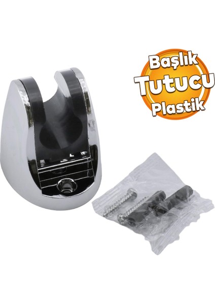 Duş Başlığı Tutacağı Mafsal Banyo Telefon Hortum Başlık Tutamağı Duvara Sabitleme Ayarlanabilir
