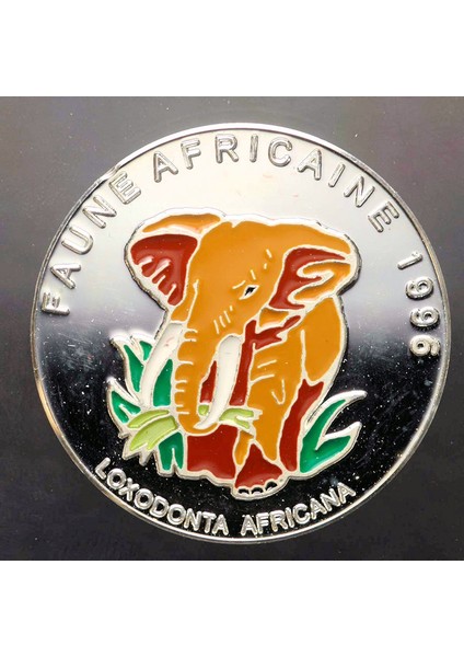 Kongo Congo 1000 Francs 1996 *proof 0.999 Silver Coin W/ Box