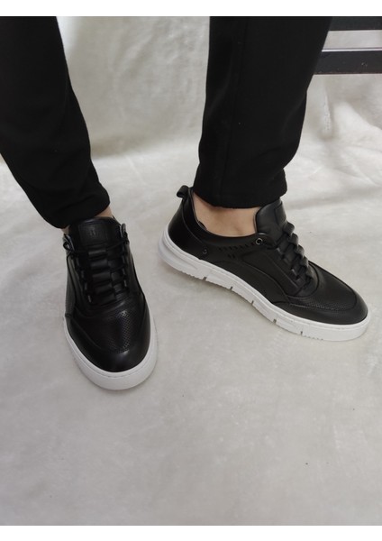 Çiğdem Deri Erkek Günlük Casual Ayakkabı(Hdyt1175) - Siyah - 41