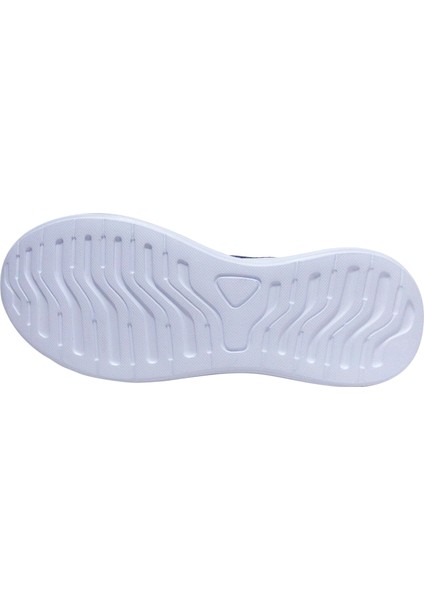 Siyah Kırmızı Gri Bağcıklı Sneakers Spor Ayakkabı
