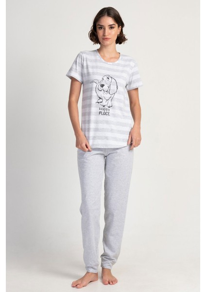 Kadın Kısa Kol Pijama Takım , 312033