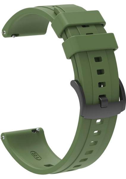 Huawei Watch Gt Runner / Gt3 Se 46 mm Uyumlu Yumuşak Silikon Kordon Spor Kayış Soft Jel Silikon