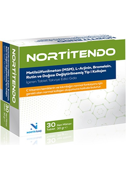 Nortitendo 30 Tablet Takviye Edici Gıda