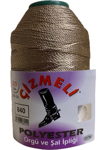 Polyester Örgü ve Şal Ipliği No:20 100 gr
