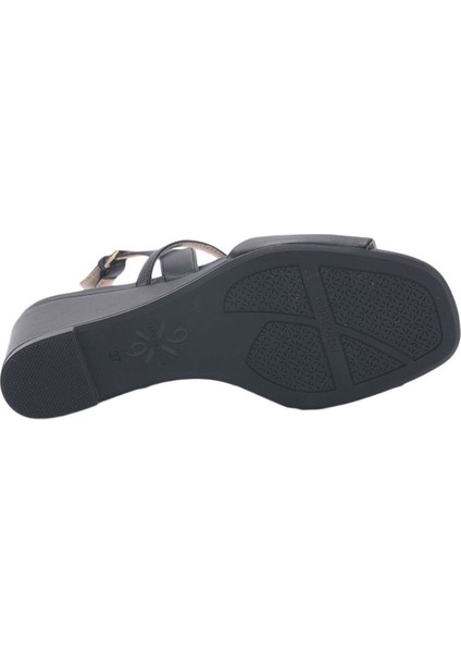 Ayla 3fx Siyah Kadın Comfort Sandalet fırsatları