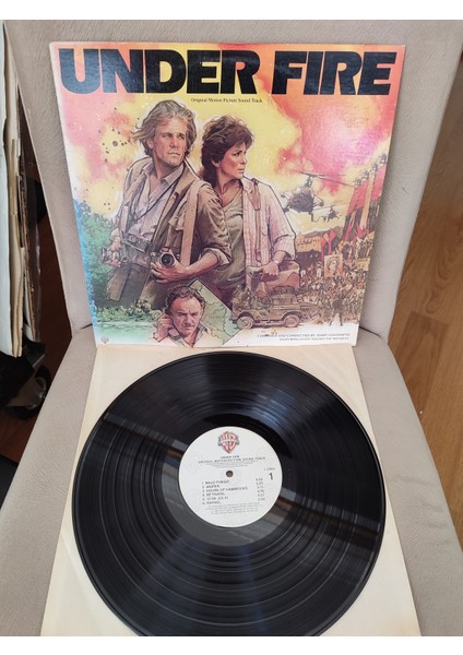 Under Fıre - Soundtrack - Jerry Goldsmith - 1983 Usa Basım Lp Plak 2. El