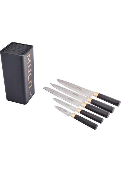 Multi Bulaşık Makinesi Yıkanabilir Paslanmaz Çelik 5 Parça Bıçak Seti fırsatları