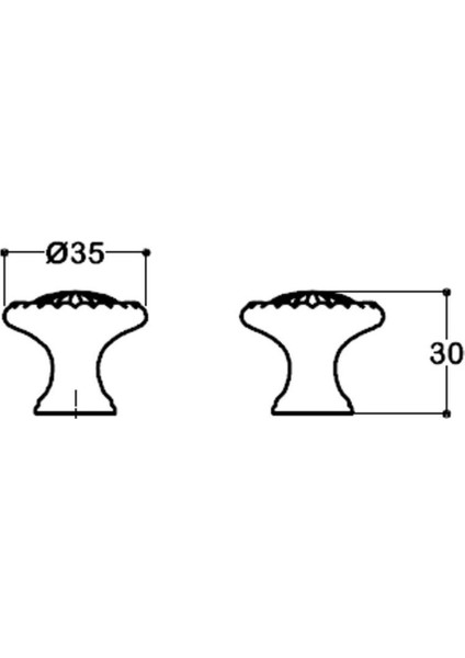 Tek Delikli Kulp Kahverengi 08 Mm fiyatları