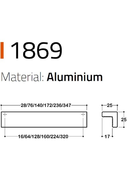 Uzun Kulp Siyah Renk 160 Mm