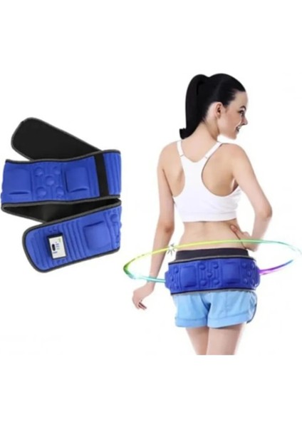 Fitness Karın Bel Kalça Masaj Cihazı Kemeri Titreşimli Göbek Eritme Unisex X5