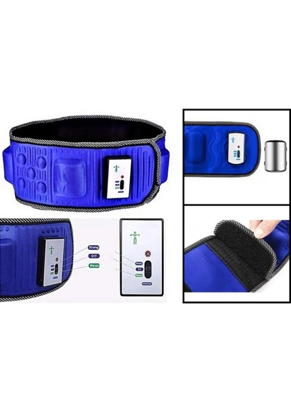Fitness Karın Bel Kalça Masaj Cihazı Kemeri Titreşimli Göbek Eritme Unisex X5 fiyatları