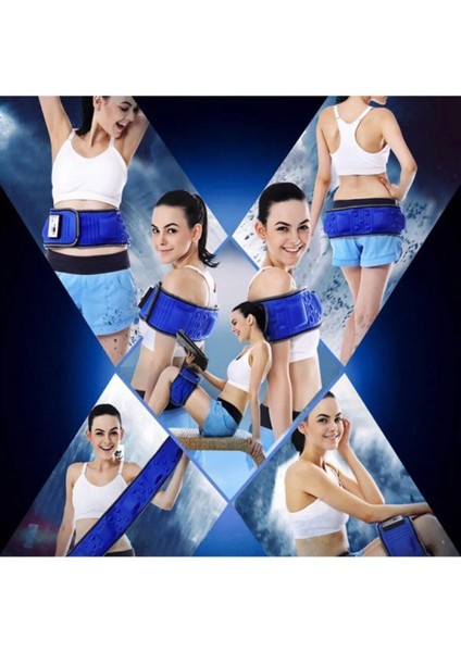 Fitness Karın Bel Kalça Masaj Cihazı Kemeri Titreşimli Göbek Eritme Unisex X5 fırsatları