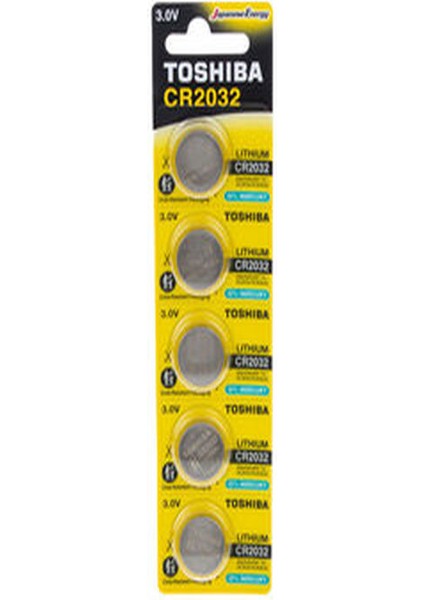 CR2032 3V Lityum Pil 5'li Paket