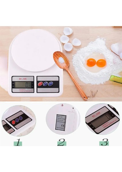 Elektronik Mutfak Terazisi,hassas Mutfak Terazisi,hassas Elektronik Mutfak Tartısı10 kg LCD Ekranlı