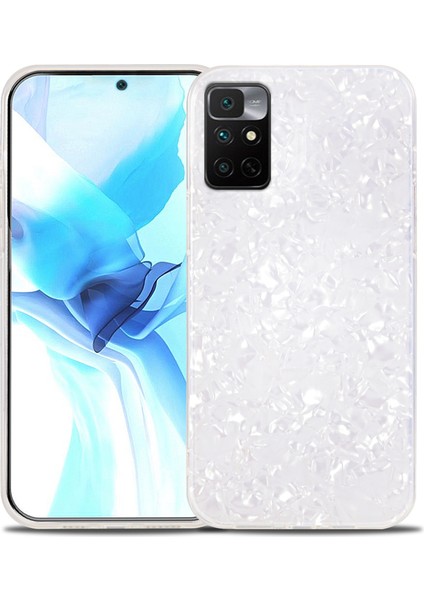 Xiaomi Redmi Için Note 11 4g (Mediatek)/redmi 10 4g (2021)/REDMI 10 2022 4g, Imd Sert Akrilik Geri Yumuşak Tpu Moda Cep Telefonu Kapak-Beyaz (Yurt Dışından)
