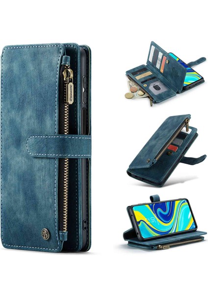 Xiaomi Için Redmi Note 9 Pro/not 9 Pro Max/note 9s Fermuar Cüzdan Kılıfı (Yurt Dışından)
