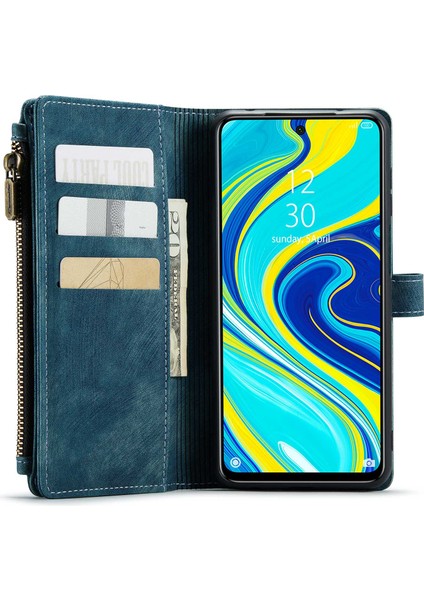 Xiaomi Için Redmi Note 9 Pro/not 9 Pro Max/note 9s Fermuar Cüzdan Kılıfı (Yurt Dışından)