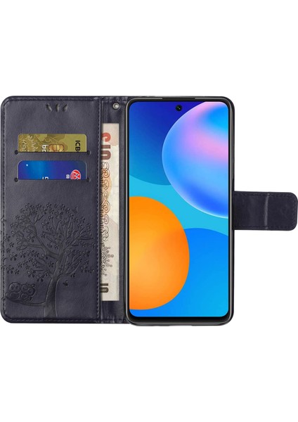 Folio Flip Baykuş Ağacı Izi Iyi Korumalı Anti-Damla Şık Deri Cüzdan Telefon Kasası Kabuk Xiaomi Için Standı Redmi Not 11 /redmi Not 11T /redmi Not 11S -Dark Mor (Yurt Dışından) fiyatları