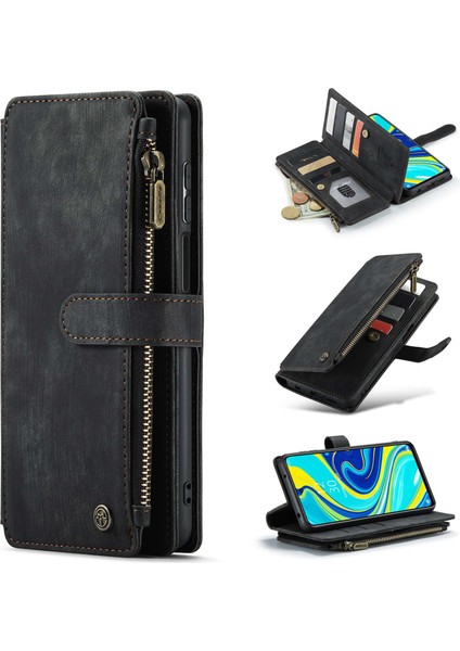 Xiaomi Için Redmi Note 9 Pro/not 9 Pro Max/note 9s Fermuar Cüzdan Kılıfı (Yurt Dışından)