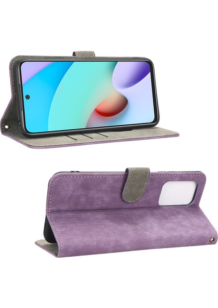 Xiaomi Redmi Için Telefon Kılıfı 10 4g (2021)/REDMI Not 11 4g (Mediatek)/redmi 10 2022 4g/redmi 10 Prime Manyetik Rfıd Engelleme Pu Deri Deri Flip Cüzdan Kapak Stand-Moral (Yurt Dışından) fırsatları